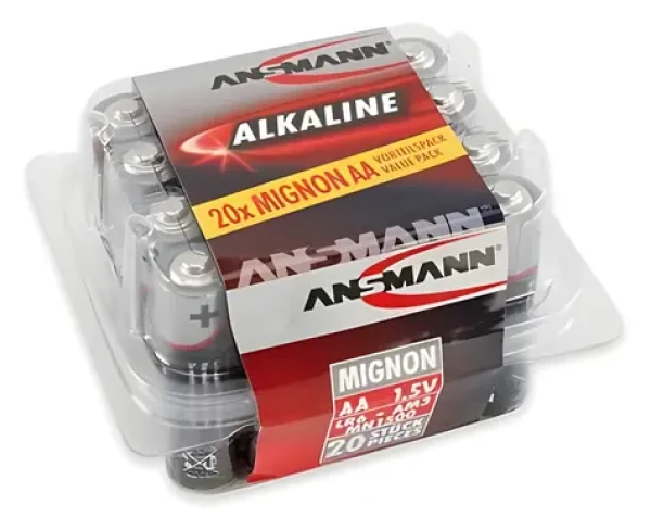 Ansmann Red / Batéria alkalická AA (LR6) / 1,5 V / 20 ks (5015548)