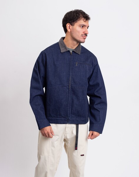 Gramicci Japanese Denim Trucker Jacket Rinsed Indigo S