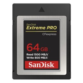 SanDisk Extreme Pro CF express 64GB / type B / čítanie: až 1500 MBs / zápis: až 800 MBs (SDCFE-064G-GN4NN)