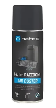 Natec Raccoon 400 / Stlačený vzduch / 400 ml (NSC-2119)