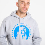 Mikina PLEASURES Critic Hoodie Heather Grey S