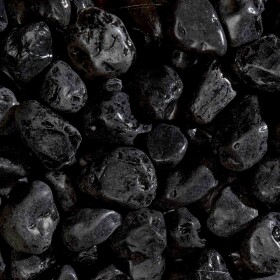 Granulati Zandobbio Okrasné kamene Nero Ebano 40 - 60 mm 25 kg