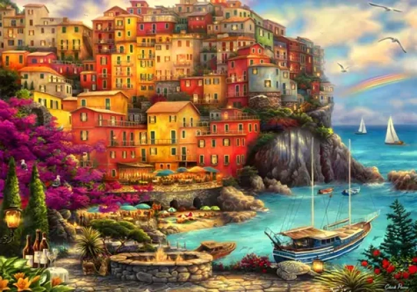GRAFIKA Puzzle Krásny deň v Cinque Terre