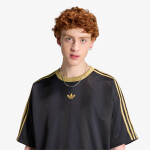 Tričko adidas Adicolor Jacquard Jersey Black/ Dark Football Gold XL