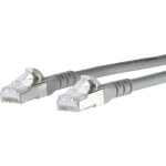 Metz Connect 1308455033-E RJ45 sieťové káble, prepojovacie káble CAT 6A S/FTP 5.00 m sivá s ochranou 1 ks; 1308455033-E
