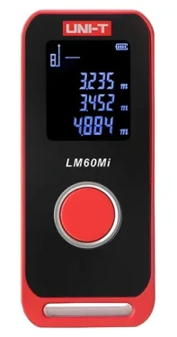 UNI-T LM60Mi / Laserový diaľkomer / dosah do 60 m / presnosť ±2 mm (LM60Mi)
