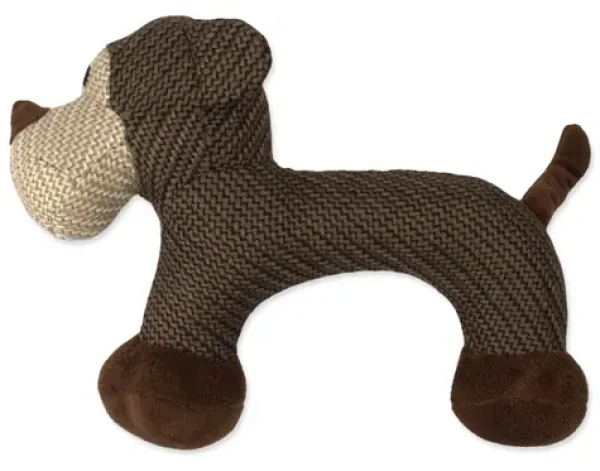 HAVE A PET Hračka Moonbuddy opice hnedá / Plyšová hračka pre psov / 23 cm / s pískatkom (854-344777)