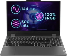 Lenovo LOQ 15IAX9 sivá / 15.6" FHD / Intel Core i5-12600HX / 16GB / 1TB SSD / RTX 4050 6GB / W11H (83GS00U0CK)