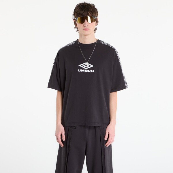Tričko Umbro by SlamJam Offence Defence Tape Tee Washed Black M
