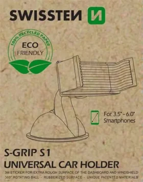 SWISSTEN S-GRIP S1 (ECO BALENIE) / držiak do auta (65009900ECO)