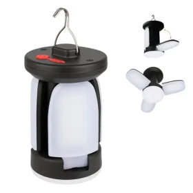 Solight LED nabíjací kempingový lampáš 400lm / Svietidlo / Li- ION / teplá biela / IP44 / USB nabíjanie