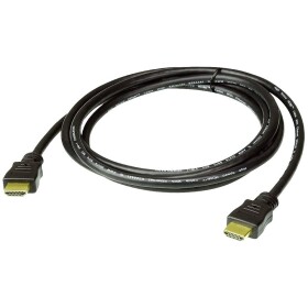 ATEN HDMI prepojovací kábel Zástrčka HDMI-A, Zástrčka HDMI-A 3.00 m čierna 2L-7D03H 4K UHD, tienený HDMI kábel; 2L-7D03H