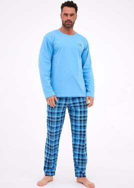 Cornette 124/310 long/r Ready S-2XL pánske pyžamo modrá XXL