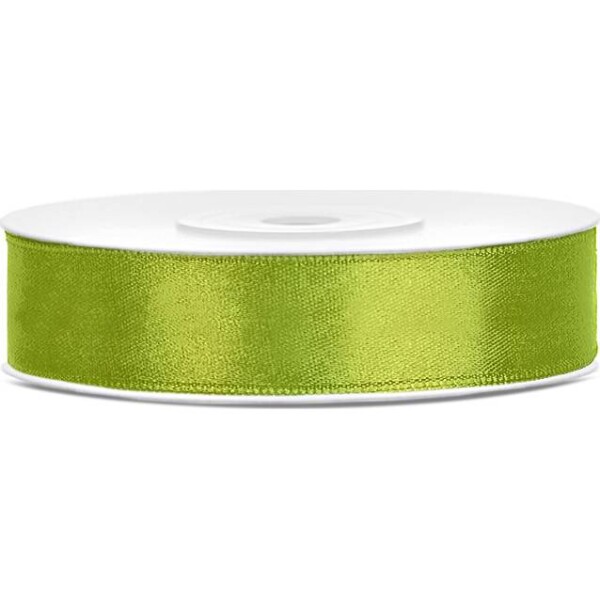 Zelená stuha 12 mm x 25 m - PartyDeco - PartyDeco