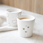 Bastion Collections Keramický latte hrnček Hearts Allround 240 ml