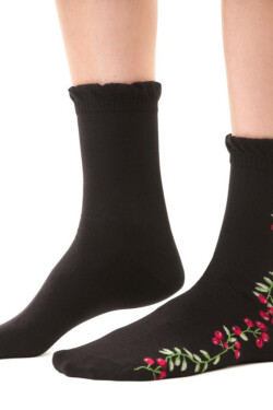 Dámske ponožky - Planéta Zem 017 černá 35-37