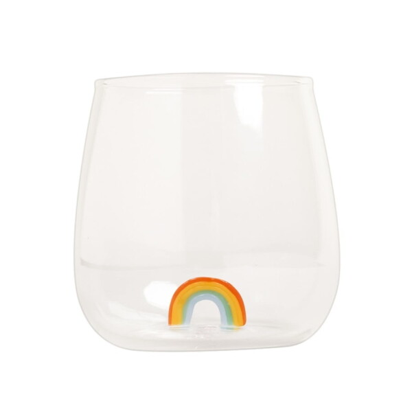 Eulenschnitt Pohár na vodu s dekoráciou 370 ml – Rainbow