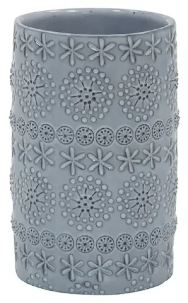 SPIRELLA kelímok na zubné kefky RELIEF sivý / porcelán