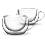 Lamart Vaso Sada 2 pohárov na Cappuccino 270ml číra / Borosilikátové dvojité sklo (8590669225682)