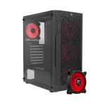 White Shark GCC-2302 BULLET BLACK + 4 Fan DASH čierna / ATX / 5x 120/140mm 3x 120mm / bez zdroja (BULLET-BLACK-DASH)