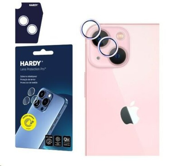 3mk HARDY Lens Protection Pre sklá na fotoaparát pre Apple iPhone 15/15 PLUS Pink (5903108573450)