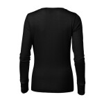 Dámske tričko dlhým rukávom Premium Merino Rise MLI-16001 Black Malfini černá