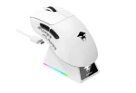 Havit StarBlaze-1 čiernobiela / Herná myš / 26000 DPI / 6 tlačidiel / BT 5.0 / 2.4 GHz / USB / 1.5 m (StarBlaze-1wb)