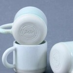 Studio Arhoj Porcelánový hrnček Sea Foam 70 ml