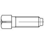 TOOLCRAFT 107943 štvorhranné skrutky M6 20 mm štvorhran DIN 479 ocel 100 ks; 107943