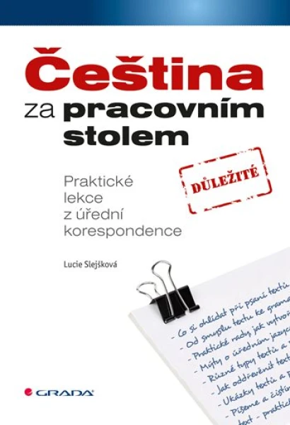 Čeština za pracovním stolem, Slejšková Lucie