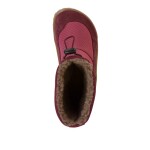 Dievčenské zimné barefoot snehule UP TEX SNOW WOOL Bordeaux G3160249-4 - 34