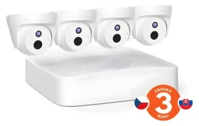 Tenda K4P-4CR / Kamerový systém / 4X PoE kamera / 4 MPx / 4CH NVR / IP67 / zvuk / nočné videnie (75011959)