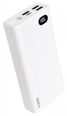 PB20 biela / Powerbanka / 20 000 mAh / Power Delivery / USB-C + 3x USB-A (IPb20)