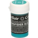 Gélová farba kingfisher blue 25 g - Sugarflair - Sugarflair