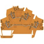 Weidmüller 1831260000 radová svorka priechodky 5.10 mm pružinová svorka oranžová 50 ks; 1831260000