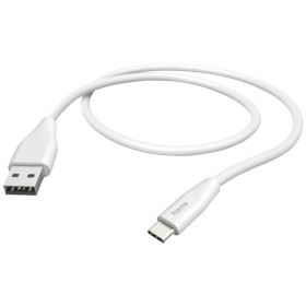 Hama Nabíjací kábel USB USB 2.0 USB-A zástrčka, USB-C ® zástrčka 1.50 m biela 00201596; 00201596
