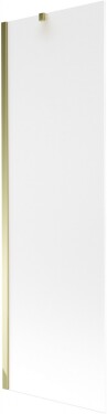 MEXEN/S - Next vaňová zástena FIX 60 x 150, dekor, zlatá 895-060-000-00-30-50