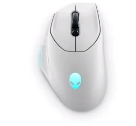 DELL Alienware AW620M biela / Herná bezdrôtová optická myš / 26000 DPI / 7 tlačidiel / AlienFX / 2.4Ghz / USB (545-BBFB)