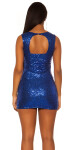 Sexy KouCla Party minidress with sequin silver 14