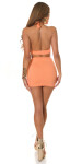 Sexy Koucla Highwaist Miniskirt ruched apricot L