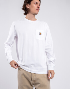 Carhartt WIP L/S Pocket T-Shirt White M