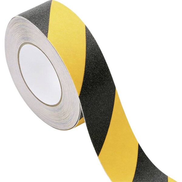 TOOLCRAFT ANST255M-YB 1564011 Anti-slip tape Sugo čierna, žltá (d x š) 5 m x 25 mm 1 ks; 1564011