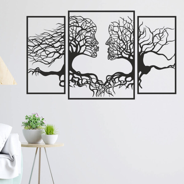Veselá Stena Samolepka Duša lesa Farba: čierna, Veľkosť: 100 x 59 cm