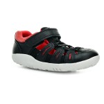Bobux Summit Black - Radiant Red Multi barefoot sandále 26 EUR