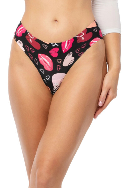 Dámske brazílske nohavice Kiss Me - JULIMEX černá S