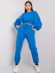RUE PARIS Set tmavě modré mikiny pro ženy L / XL