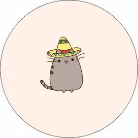 Jedlý papier Pusheen v sombrere 19,5 cm - Pictu Hap - Pictu Hap