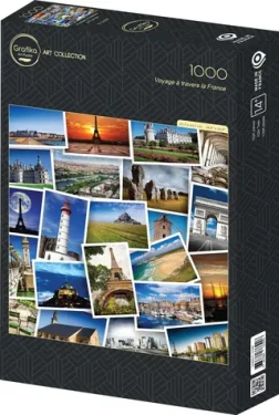 GRAFIKA Štvorcové puzzle Plavba cez Francúzsko
