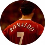 Jedlý papier Cristiano Ronaldo, zo zadnej strany 19,5 cm - Pictu Hap