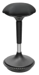 LogiLink Aktívna sedacia stolička čierna / Sedacia stolička / výškovo nastaviteľná / 63-87 cm / do 125 kg (EO0011)